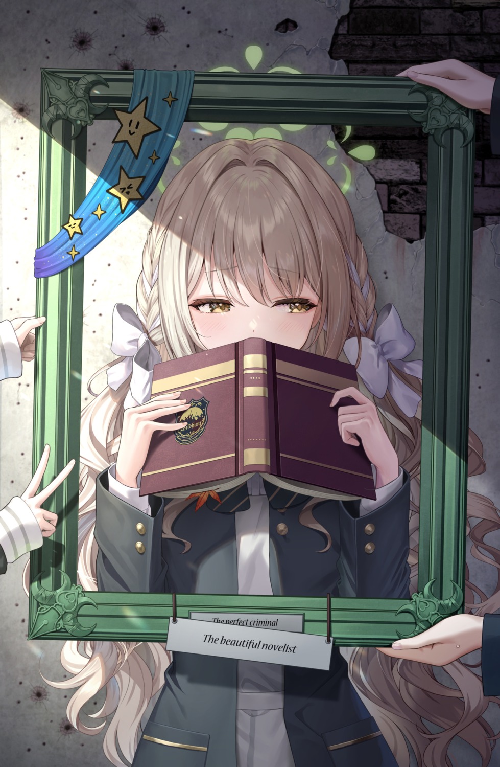 blue_archive, halo, matanonki, sakurai_miyo, seifuku