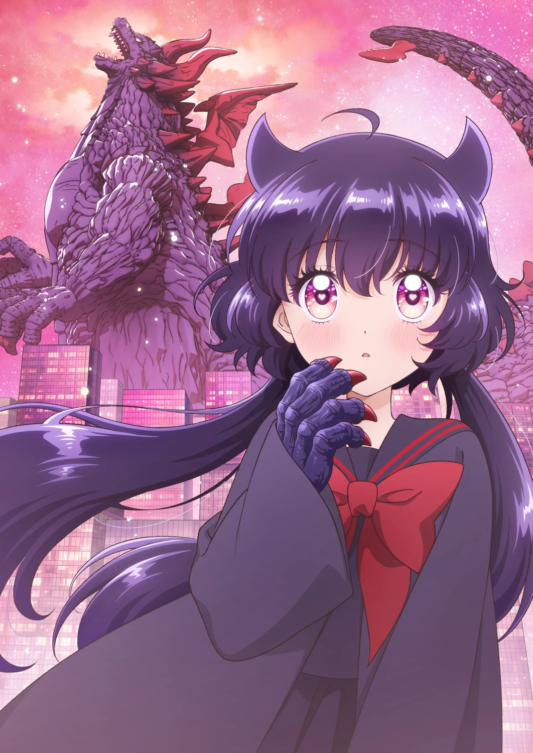 akaishi_kuroe, monster, monster_girl, otome_kaijuu_carameliser, seifuku, tagme