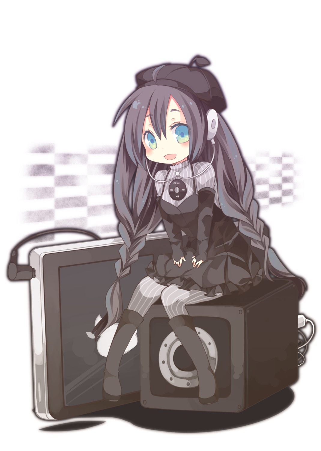 aruya, dress, headphones, tutorial