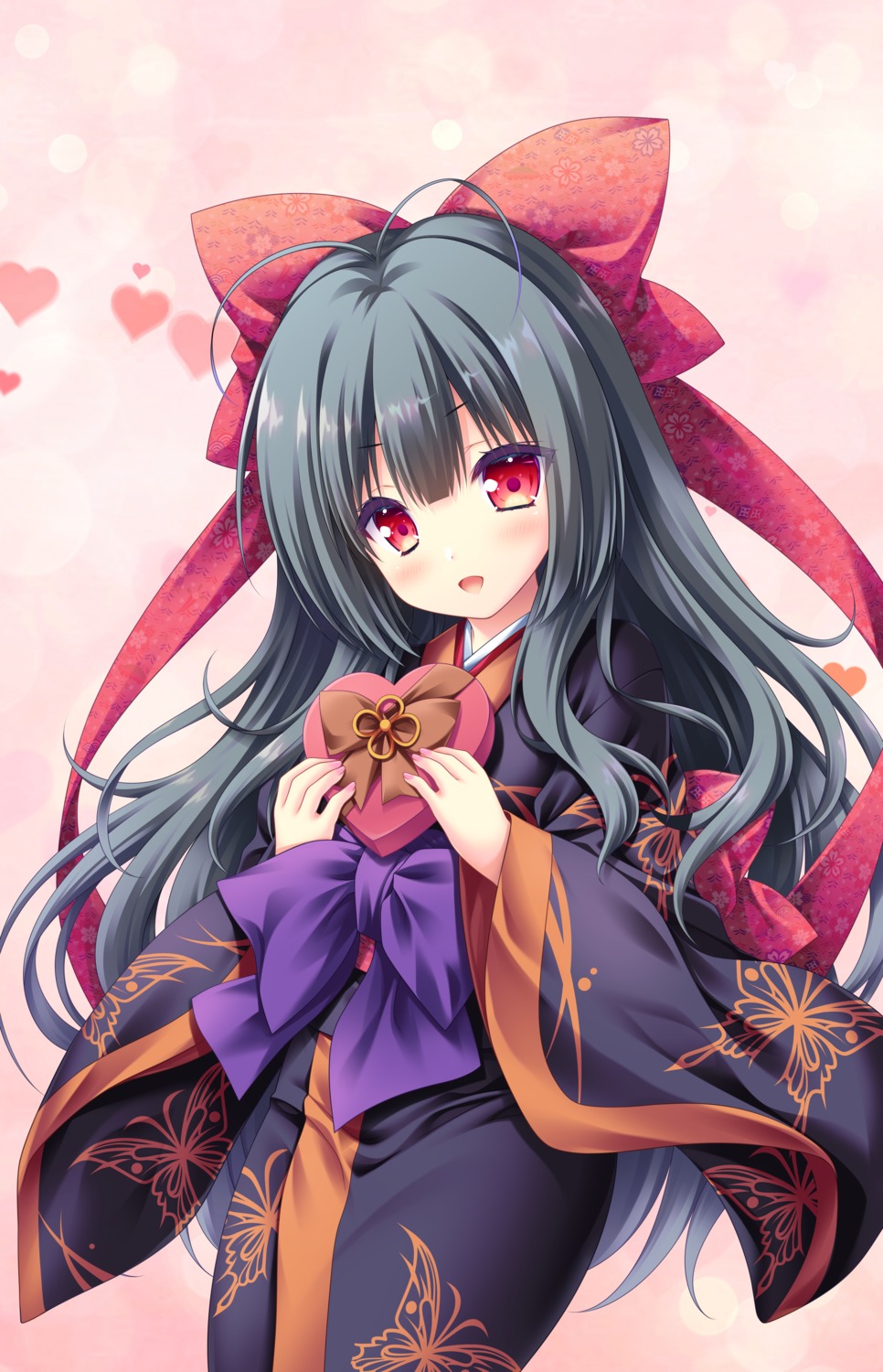 kimono, lump_of_sugar, moekibara_fumitake, nue, tayutama, tayutama_2, valentine