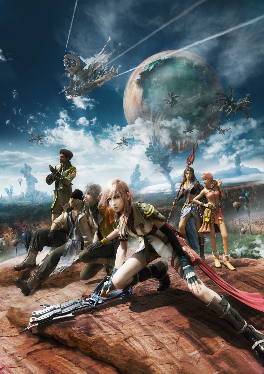 cg, final_fantasy, final_fantasy_xiii, hope_estheim, lightning, monster, oerba_dia_vanille, oerba_yun_fang