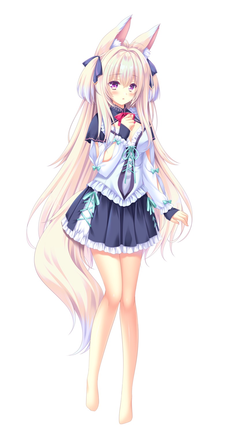 animal_ears, arcana_alchemia, fine_(arcana_alchemia), kitsune, lump_of_sugar, moekibara_fumitake, tail