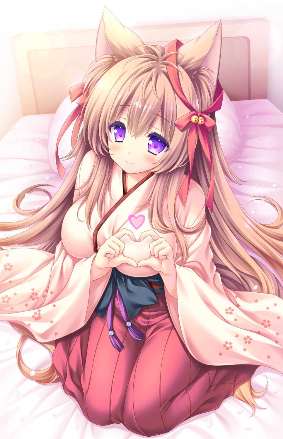 animal_ears, japanese_clothes, kitsune, lump_of_sugar, mito_mashiro, moekibara_fumitake, tail, tayutama