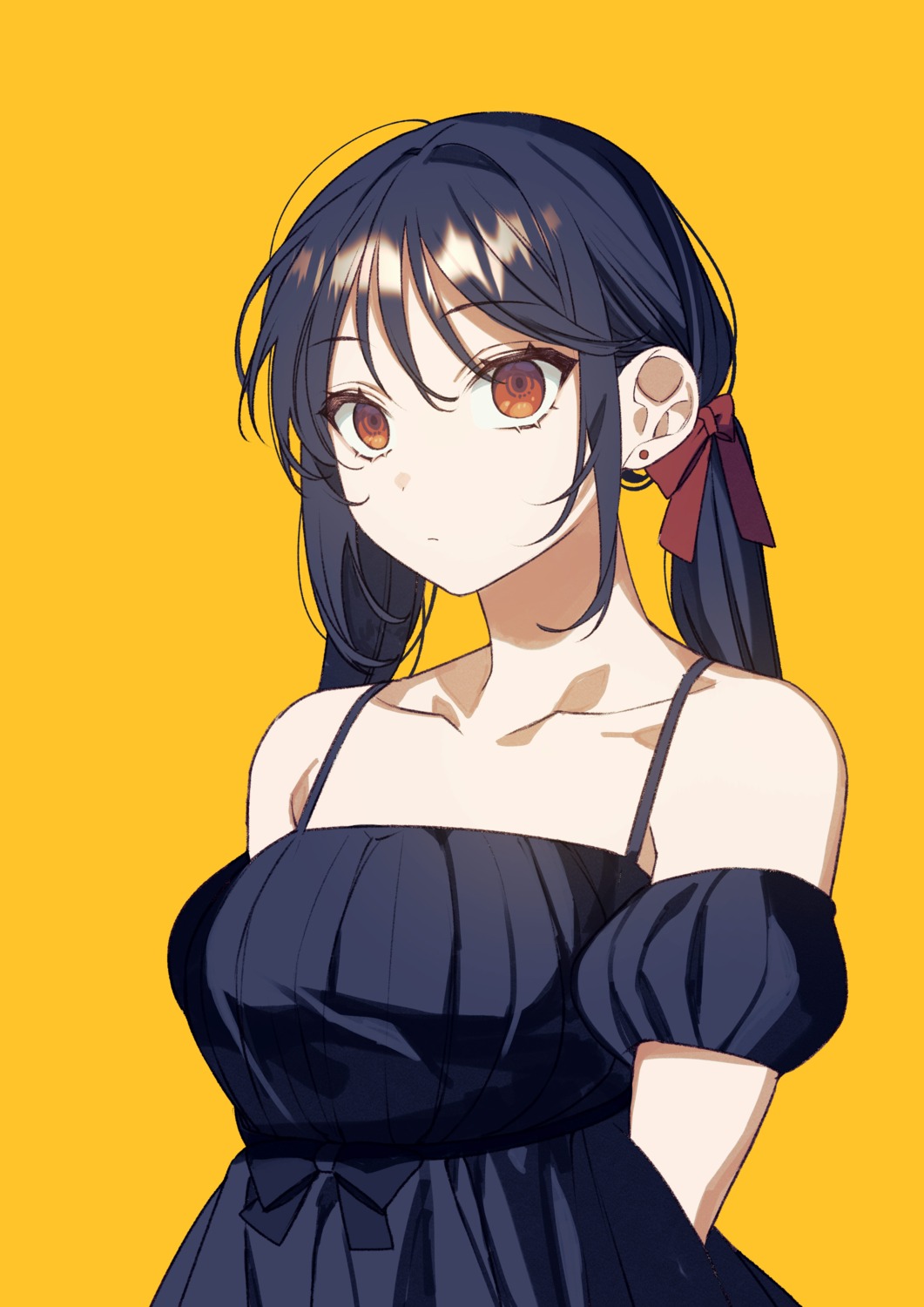 chihara_mai, dress, jirai_nan_desu_ka?_chihara-san, no_bra, ryon_(ryonhei)