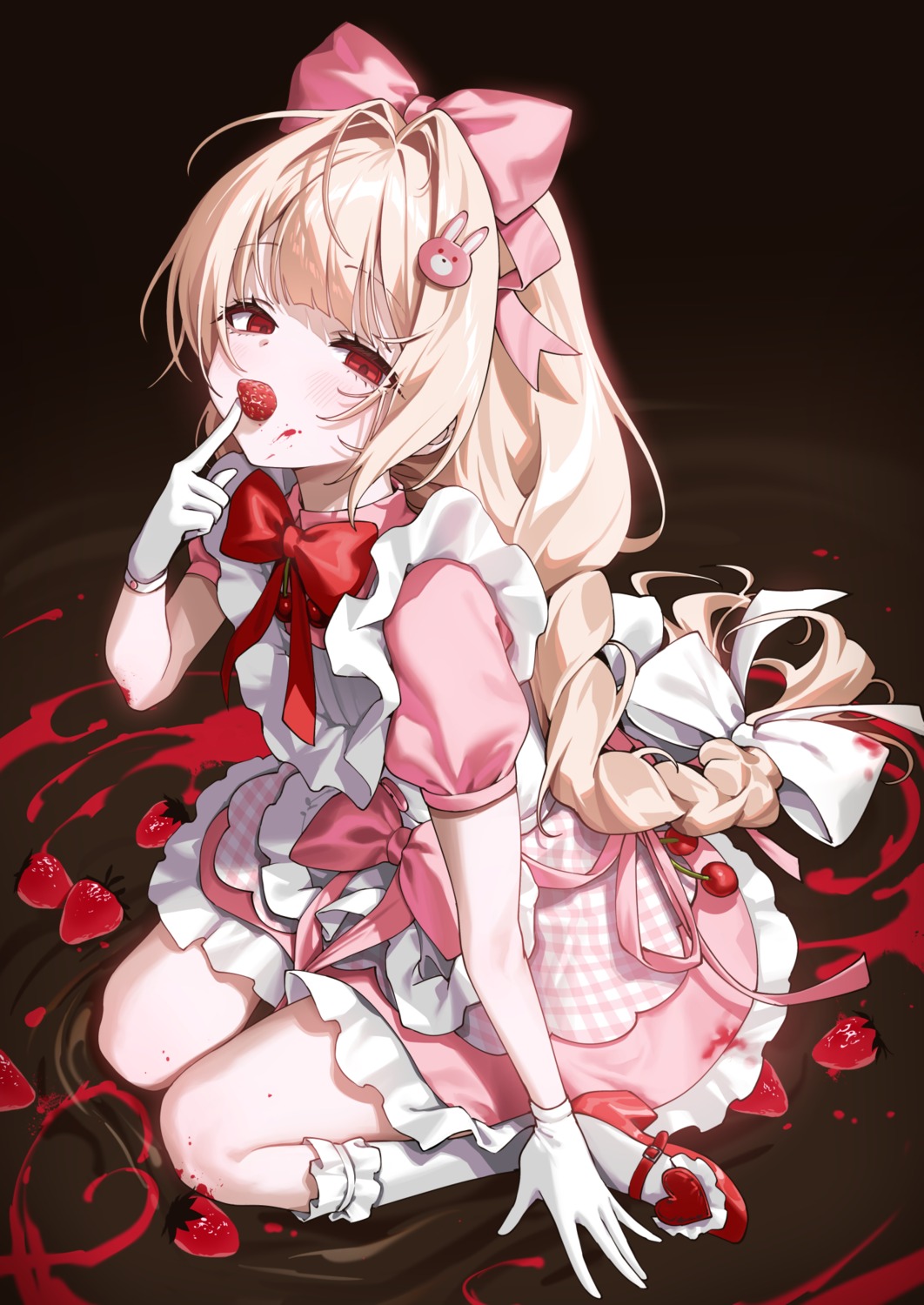blood, crust_(nikke), goddess_of_victory:_nikke, heels, lolita_fashion, yampa