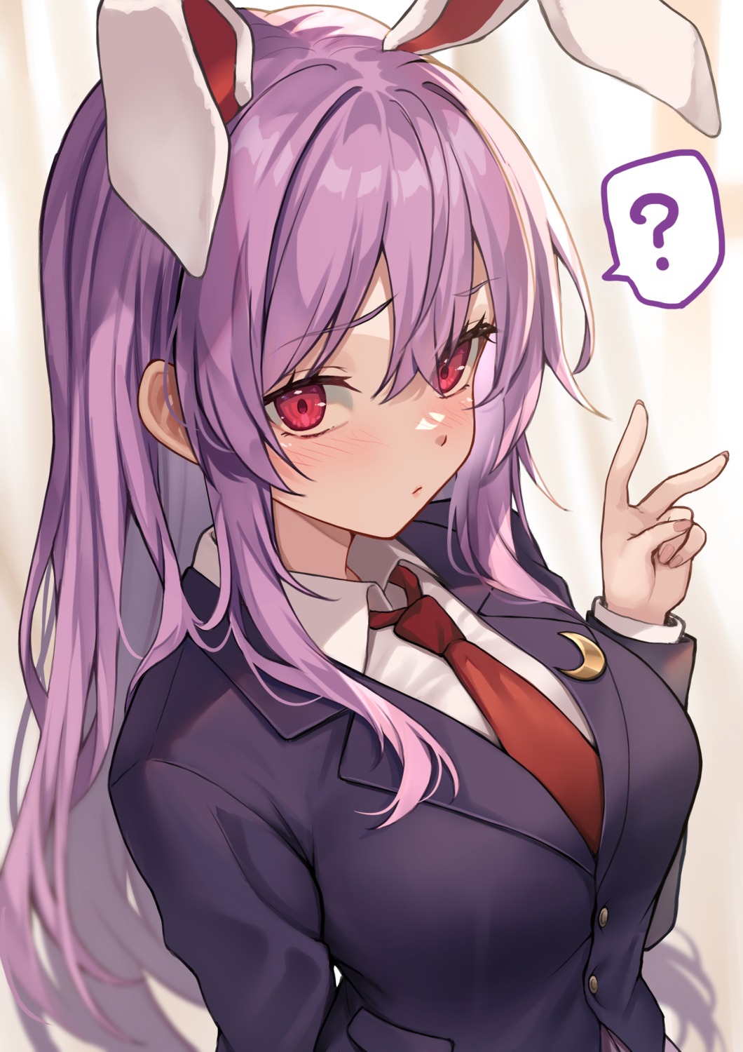 animal_ears, bunny_ears, reisen_udongein_inaba, seifuku, touhou, wowoguni