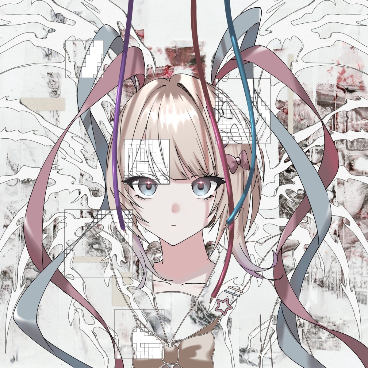 chouzetsusaikawa_tenshi-chan, disc_cover, needy_girl_overdose, seifuku, tagme