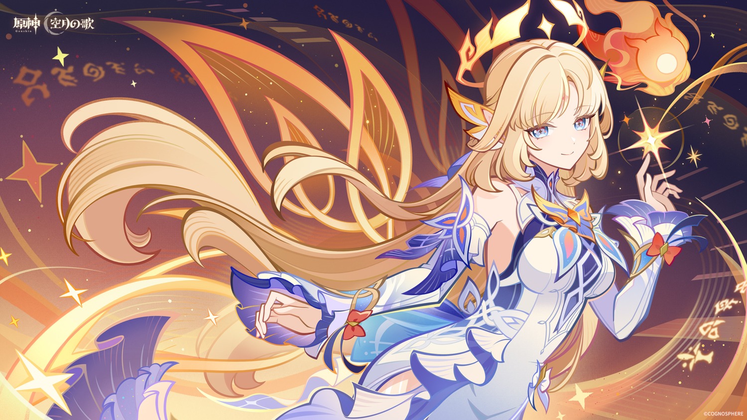 dress, genshin_impact, nicole_reeyn, no_bra, tagme, wallpaper