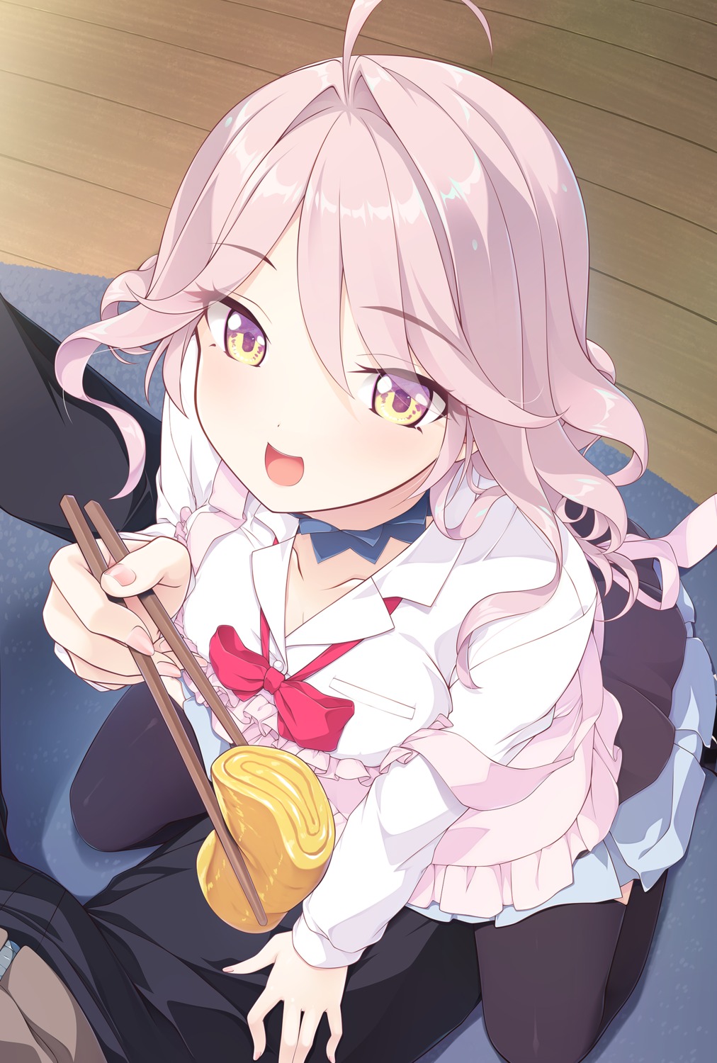 seifuku, taniyama-san, thighhighs, tily