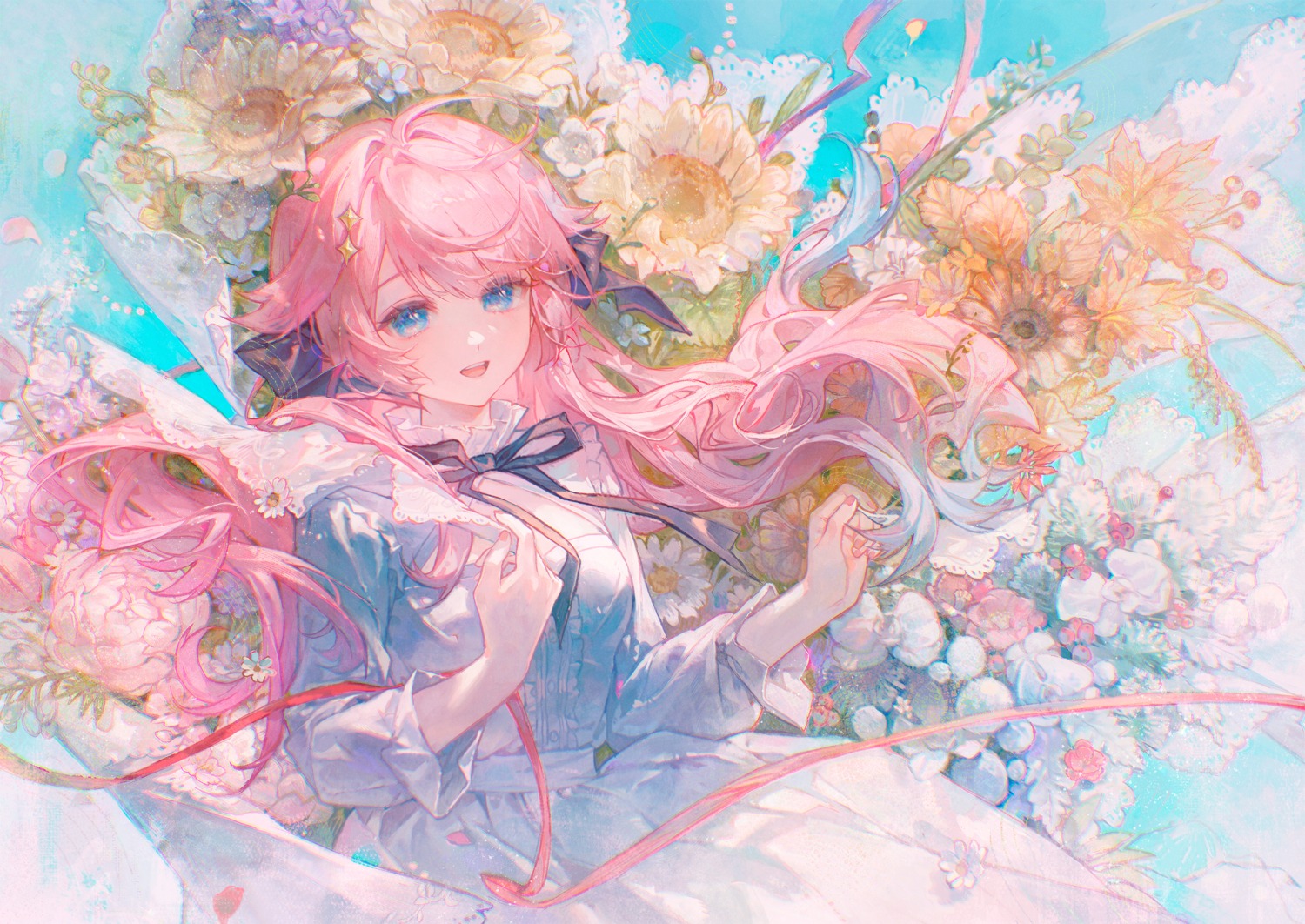 dress, indie_virtual_youtuber, matcha, risa_yuzuki