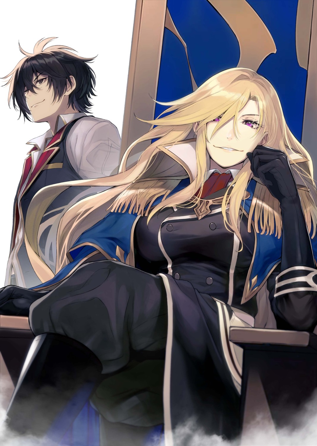 arnold_lakes_adler, jpeg_artifacts, lizelotte_lakes_adler, saikyou_degarashi_ouji_no_anyaku_teii_arasoi, uniform, yuunagi