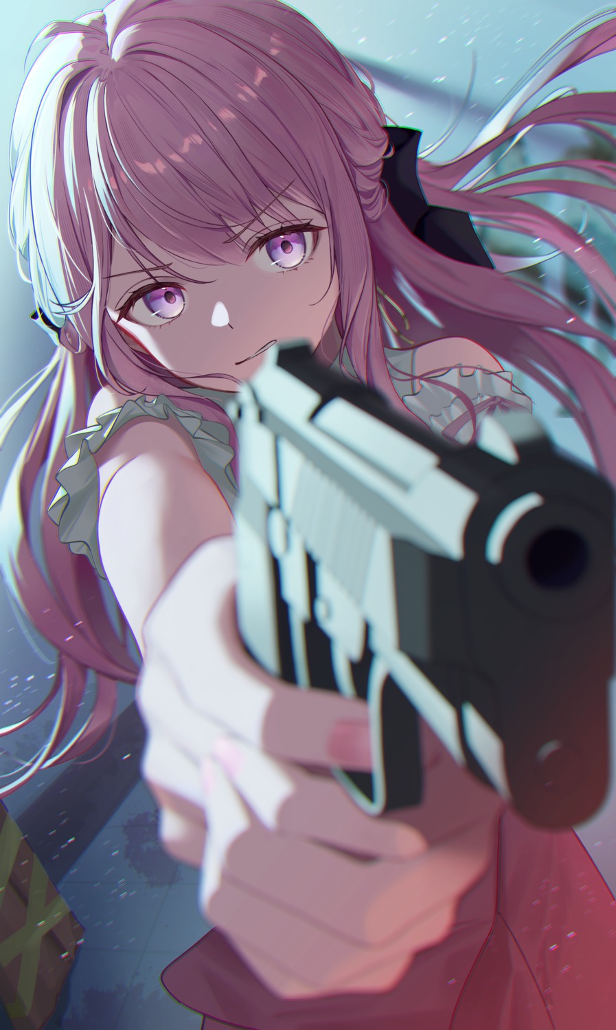boku_no_edamame, gun, mikogami_kotone, nijisanji
