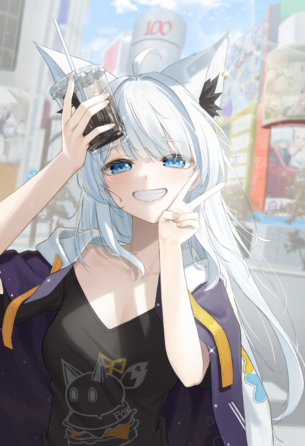 animal_ears, bangom_r, hololive, hololive_gamers, kitsune, shirakami_fubuki