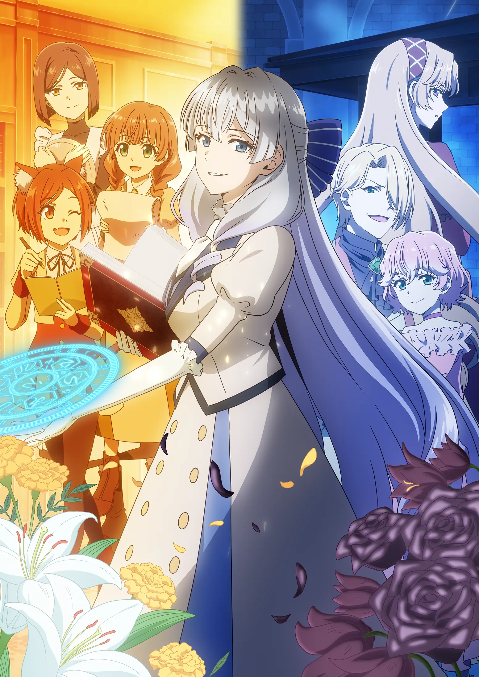 animal_ears, buchigire_reijou_wa_houfuku_wo_chikaimashita., elizabeth_leiston, friede_haldoria, lunoa_carlton, maid, mireille_katarina, misha_tail