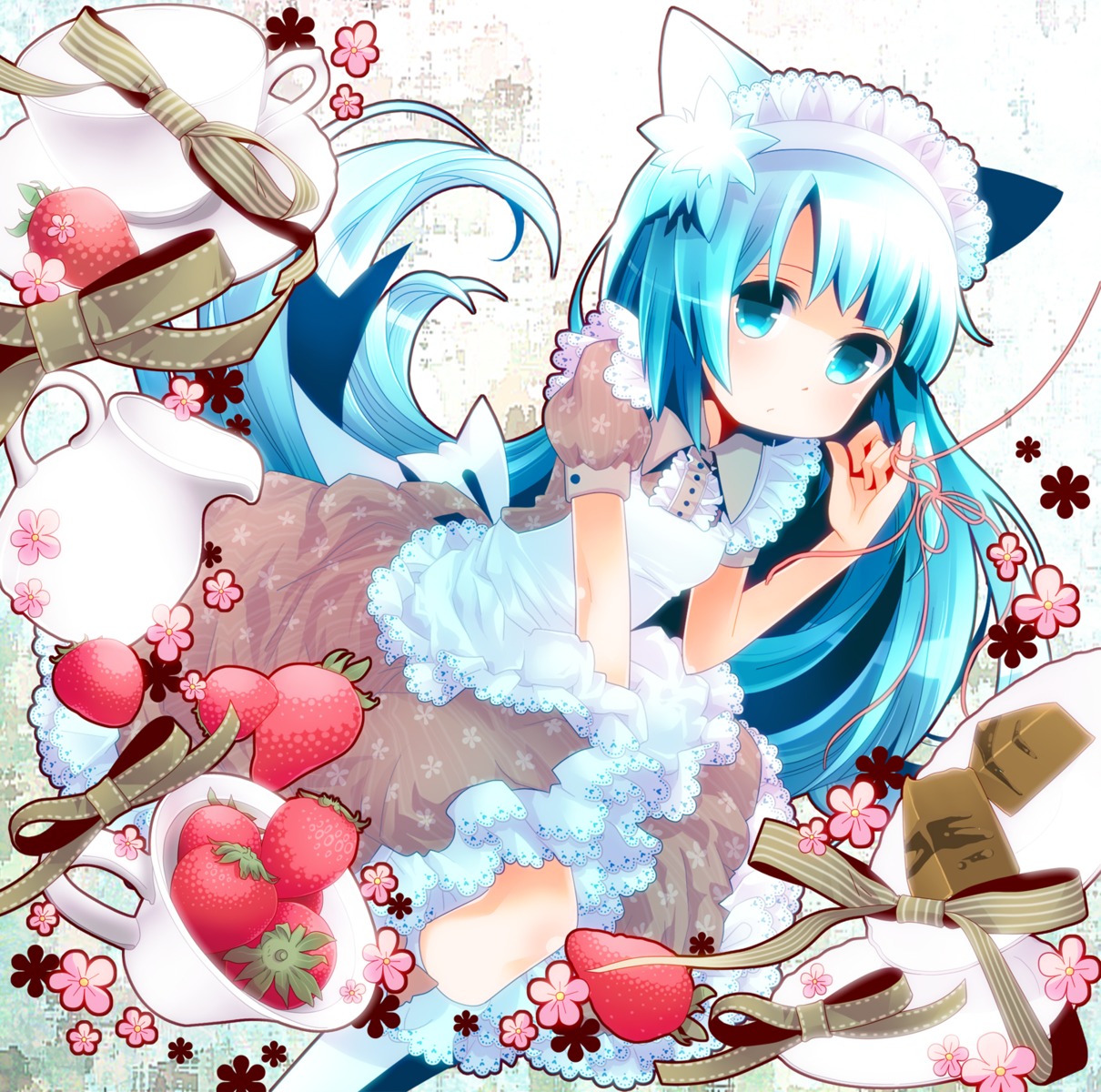 animal_ears, maid, nekomimi, tanaka_nyan