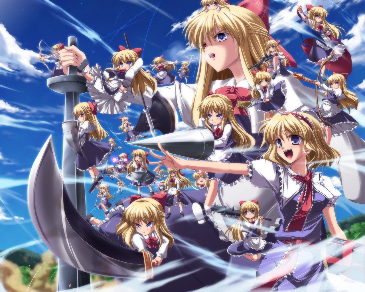 alice_margatroid, goliath_doll, shanghai_doll, subaru_noji, touhou, wallpaper