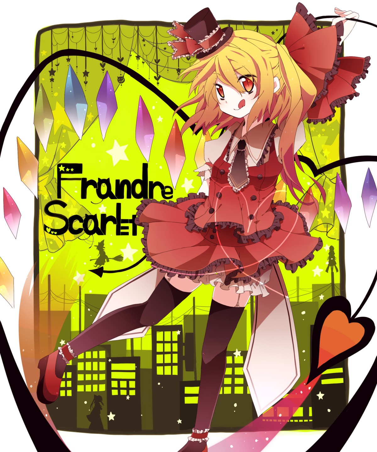 flandre_scarlet, fujisaki_miyabi, stockings, thighhighs, touhou