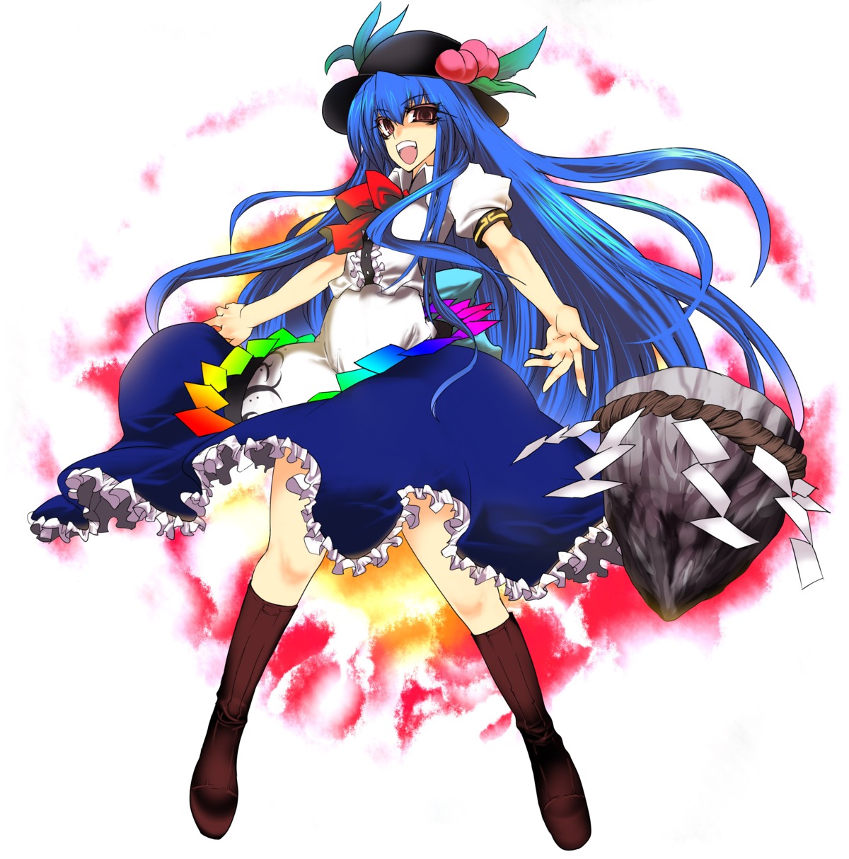 ahou_miya, hinanawi_tenshi, touhou