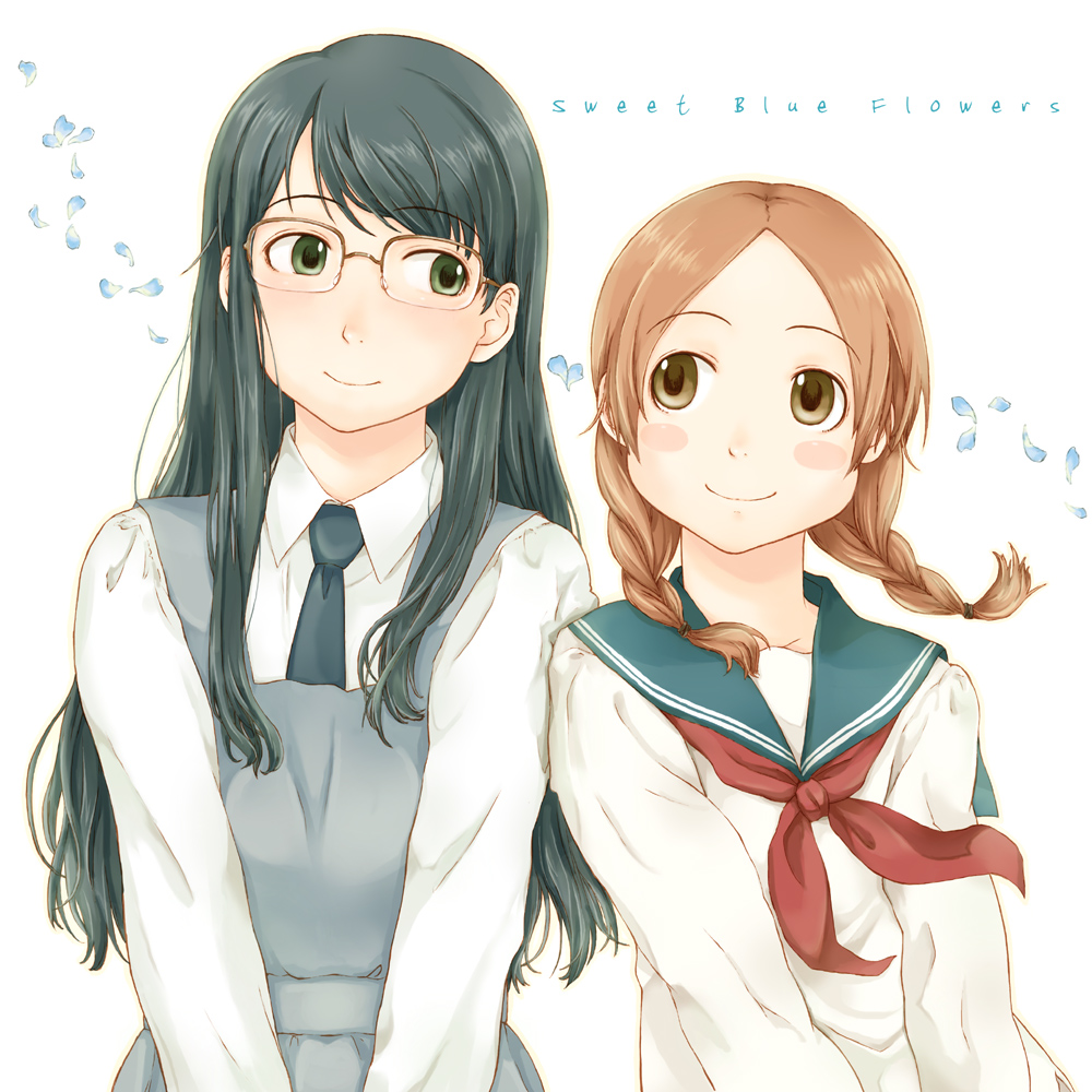 aoi_hana, manjoume_fumi, megane, okudaira_akira, seifuku, takagi_hideaki