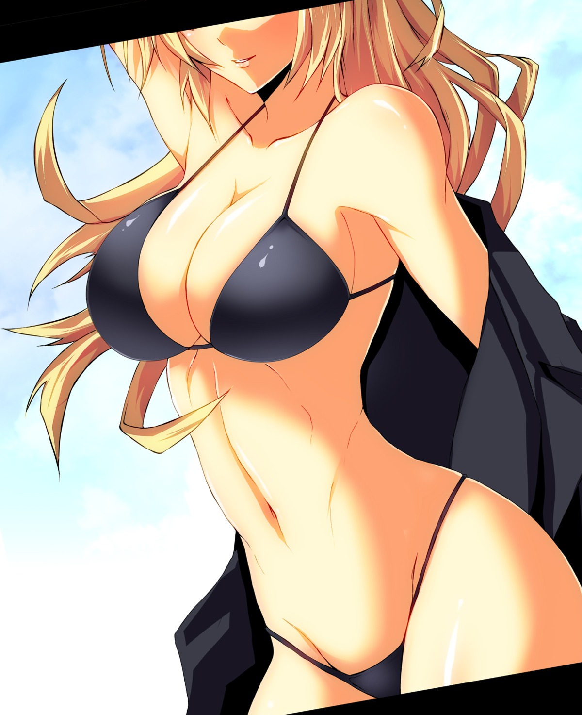bikini, cleavage, su_tanri, swimsuits