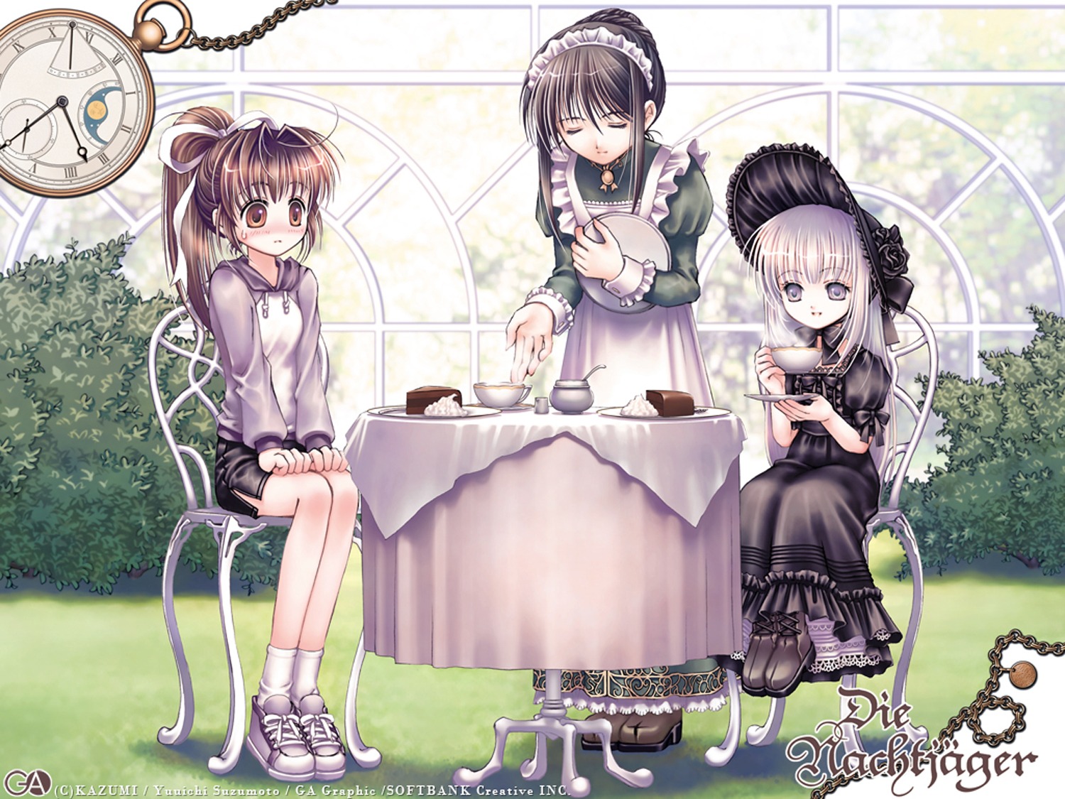 die_nachtjäger, dress, gothic_lolita, kazumi, lolita_fashion, maid, plastic_moon