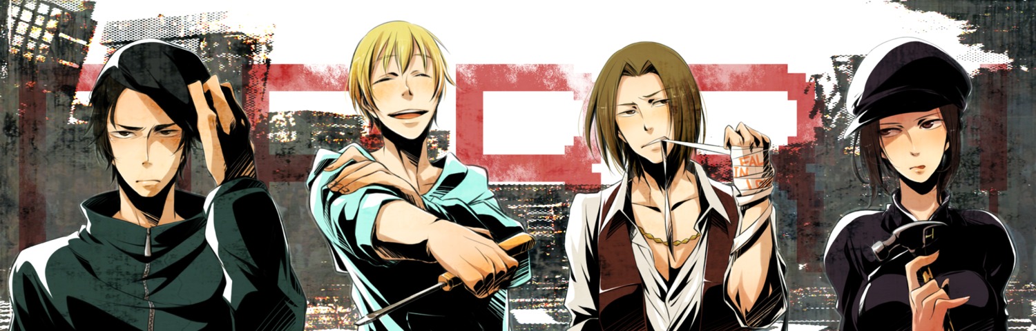 durarara!!, kadota_kyouhei, karisawa_erika, rim2, togusa_saburou, yumasaki_walker