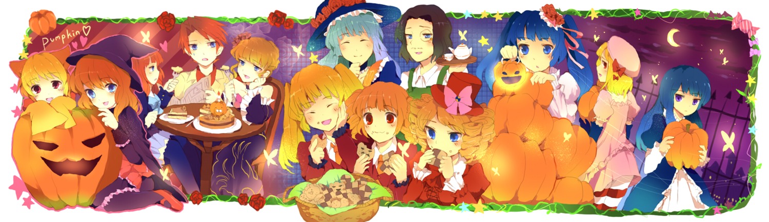 asmodeus, beatrice, beelzebub, frederica_bernkastel, furudo_erika, gaap, halloween, konoka