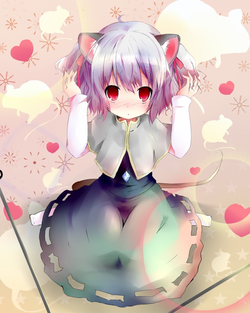 animal_ears, nazrin, shichinose, tail, touhou