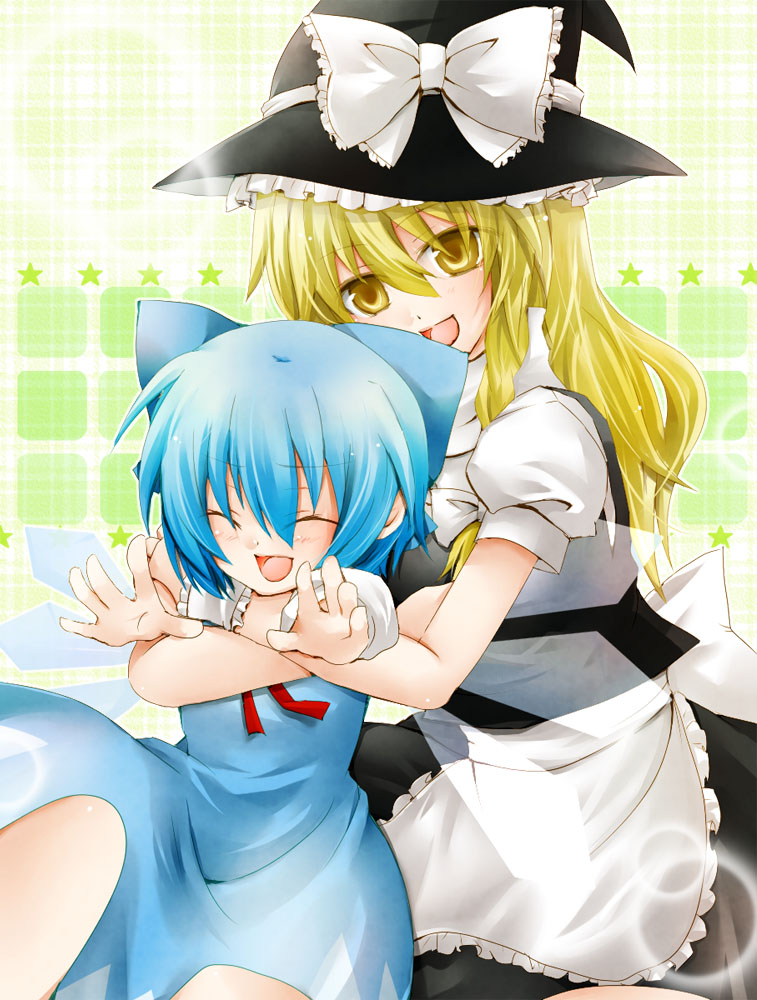 akatsuki_yakyou, cirno, kirisame_marisa, touhou