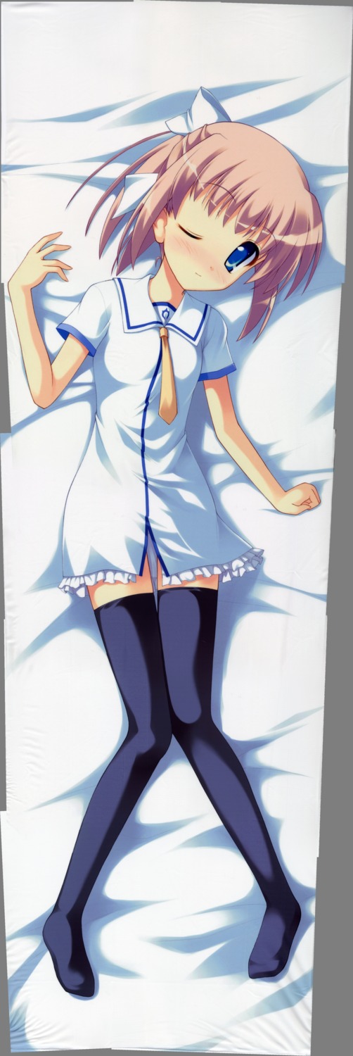dakimakura, flat, onsoku_zekuu, secret_game_killer_queen, seifuku, shikijou_yuuki, thighhighs