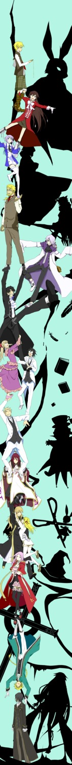 alice_(pandora_hearts), crossover, dress, durarara!!, echo, eliot_nightray, emily_(pandora_hearts), gilbert_nightray