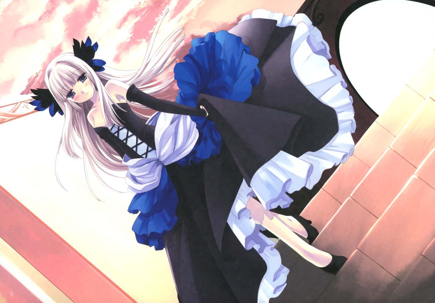 d.n.a.lab, dress, gwendolyn, heels, miyasu_risa, odin_sphere, paper_texture