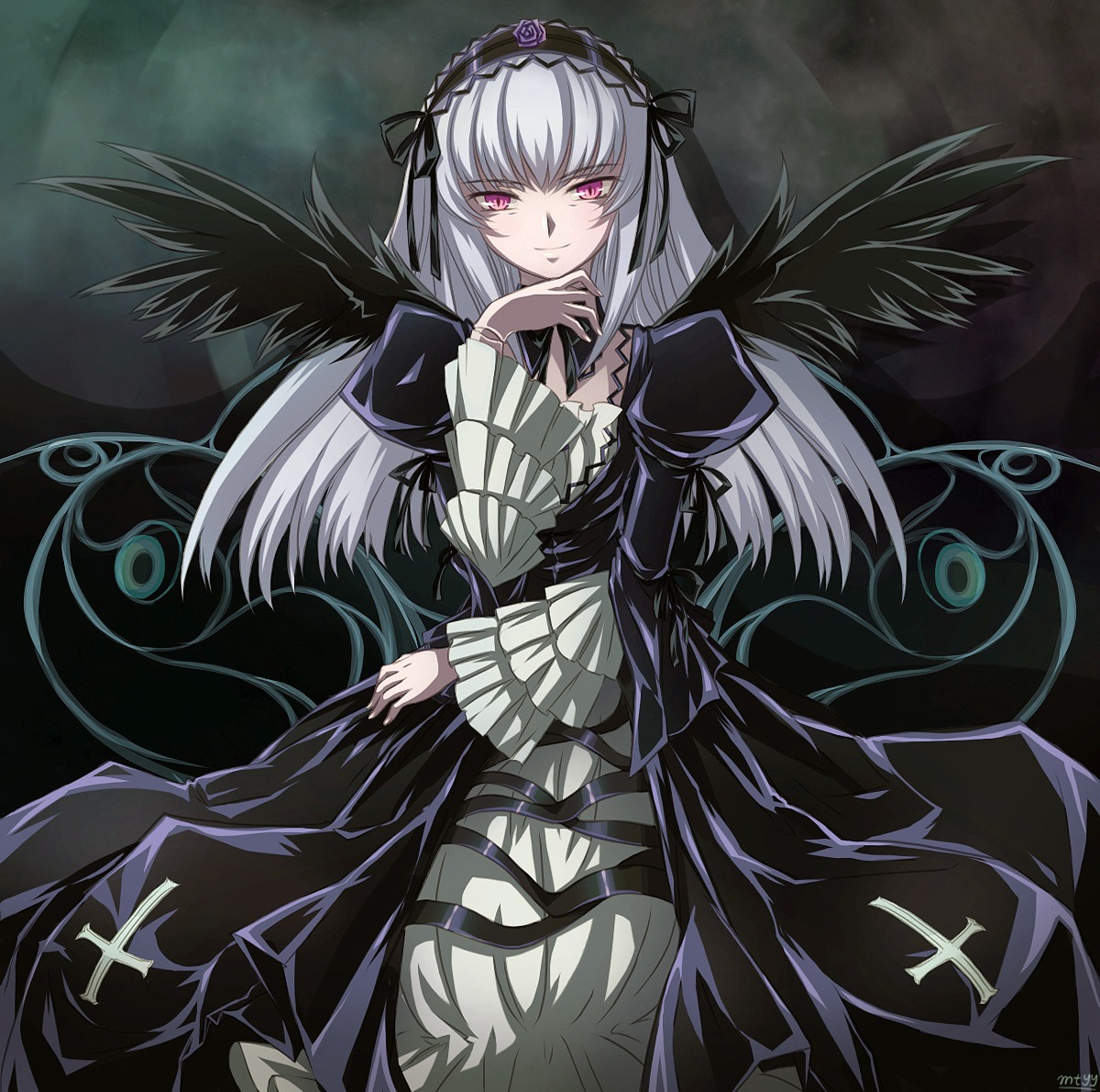 gothic_lolita, lolita_fashion, mtyy, rozen_maiden, suigintou, wings