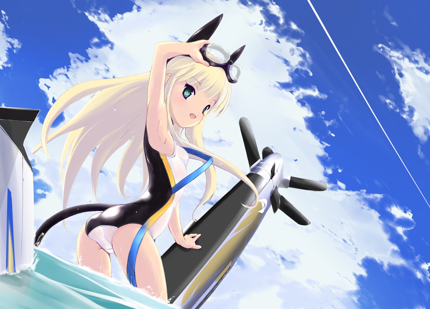 bellcyan, swimsuits, tail