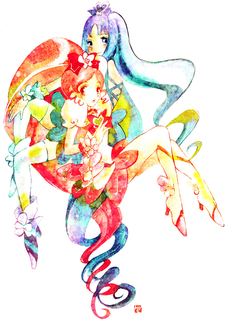 hanasaki_tsubomi, heartcatch_precure!, kurumi_erika, muttiy, precure
