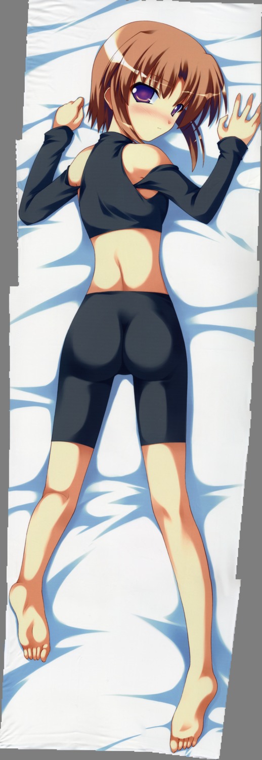 ass, bike_shorts, dakimakura, fixme, houjou_karin, onsoku_zekuu, secret_game_killer_queen
