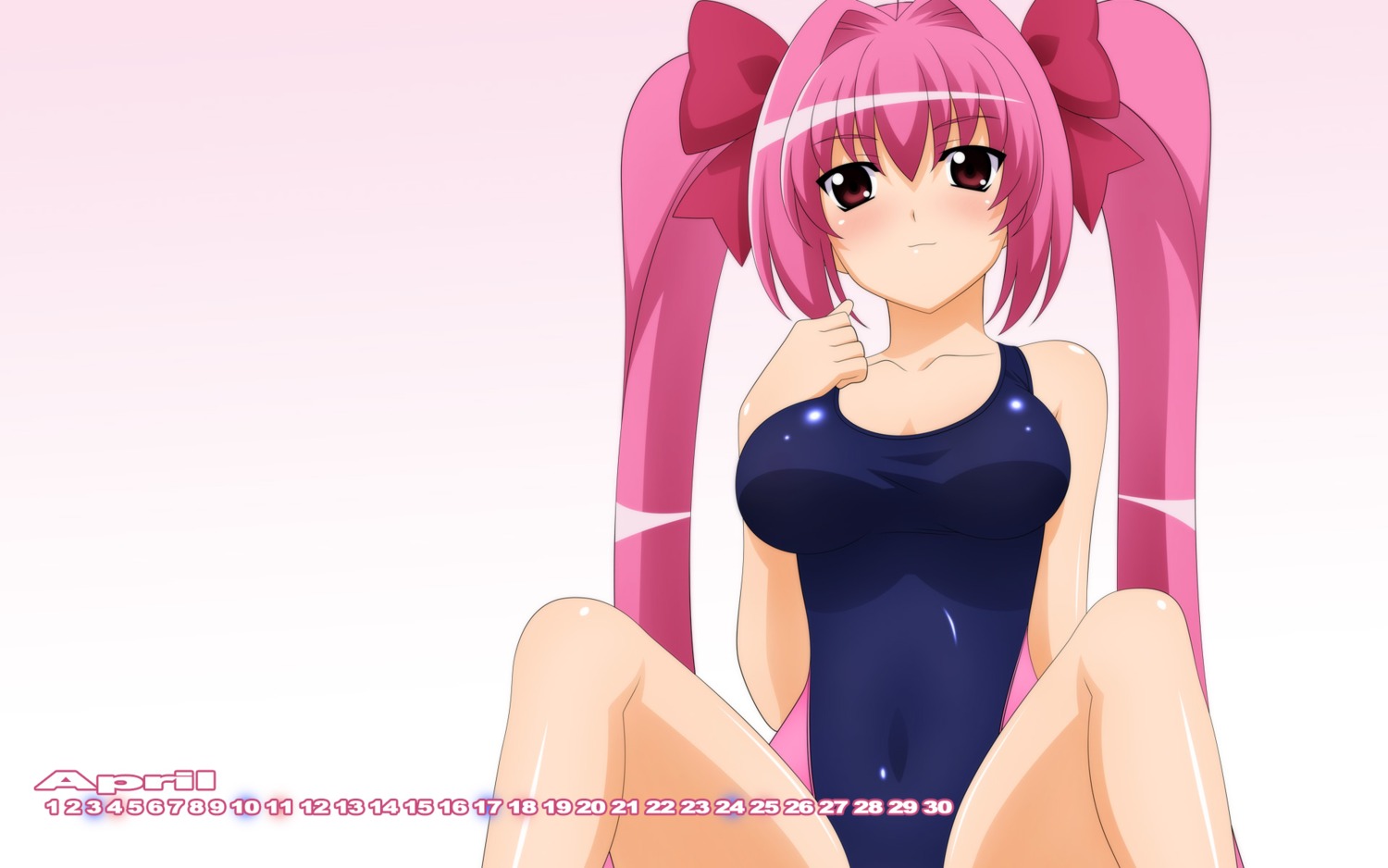 calendar, di_gi_charat, hikaru_usada, rabi_en_rose, swimsuits, wallpaper, wave_ride