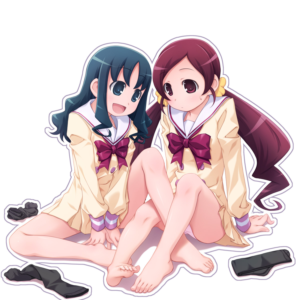 feet, hanasaki_tsubomi, heartcatch_precure!, kurumi_erika, pantsu, precure, sayousuke, seifuku