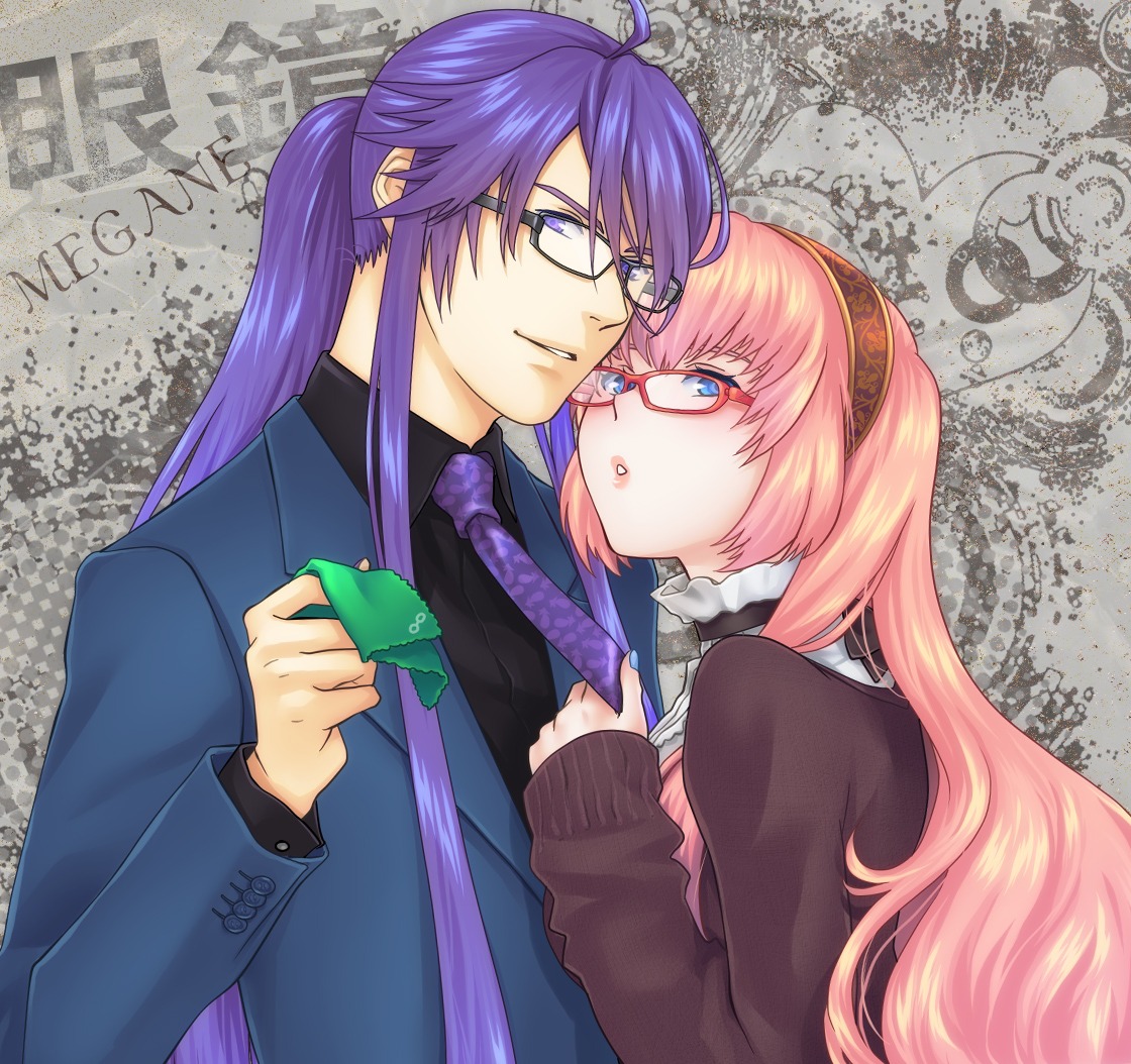 kamui_gakupo, megane, megurine_luka, ohse, vocaloid