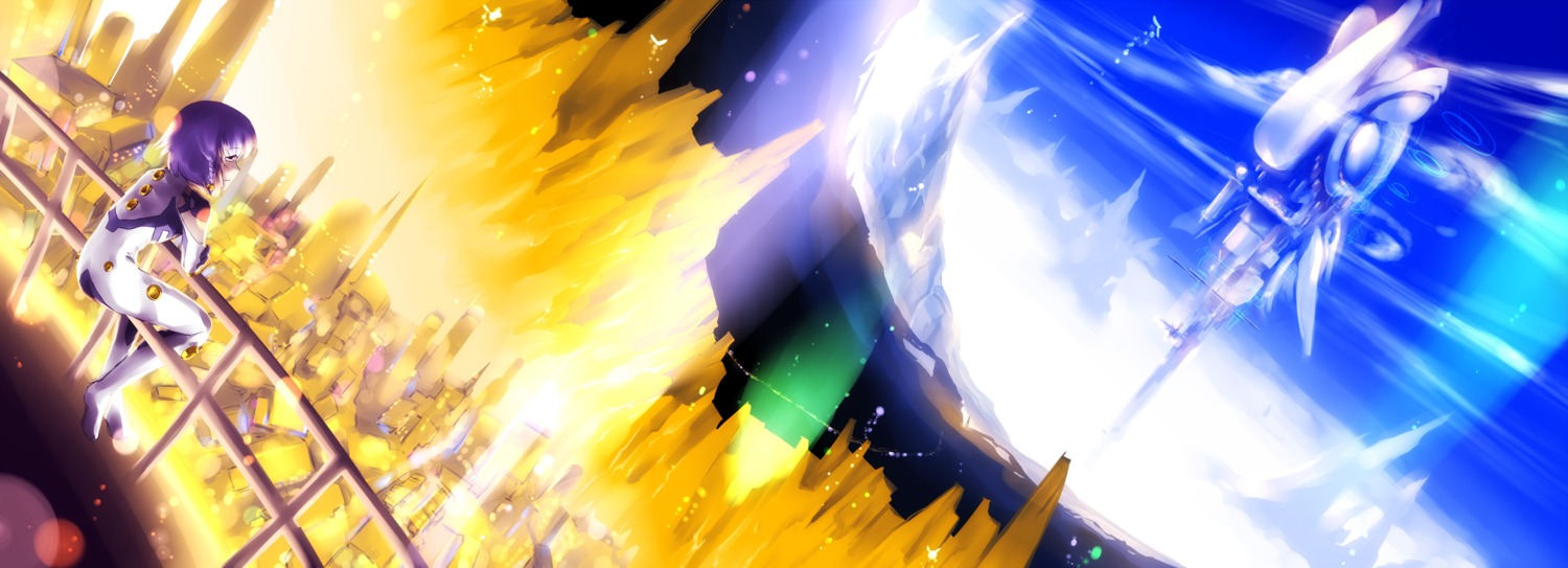 ar_tonelico, ar_tonelico_3, bodysuit, kamotama, landscape, tilia