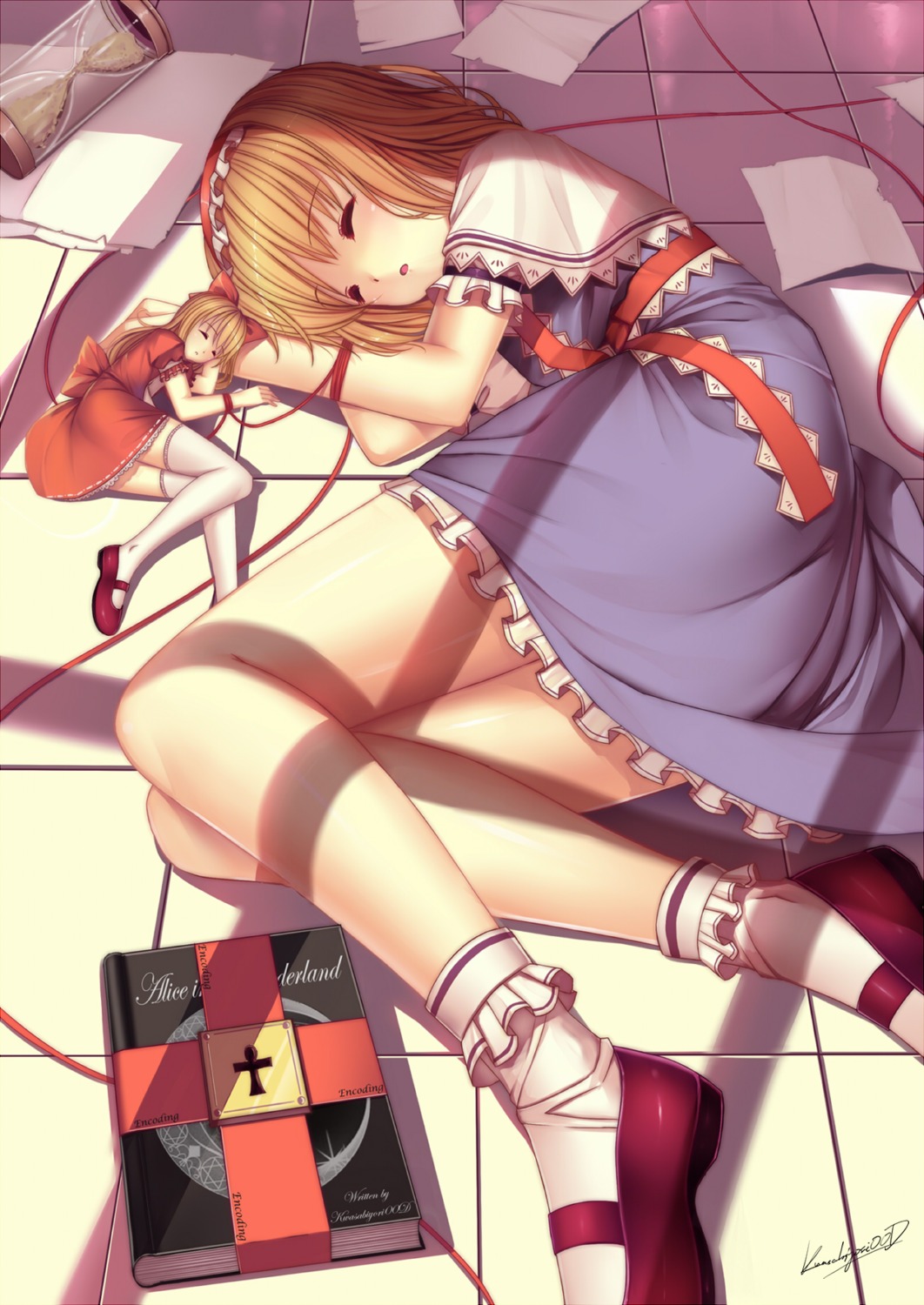 alice_margatroid, caidychen, hourai_doll, thighhighs, touhou