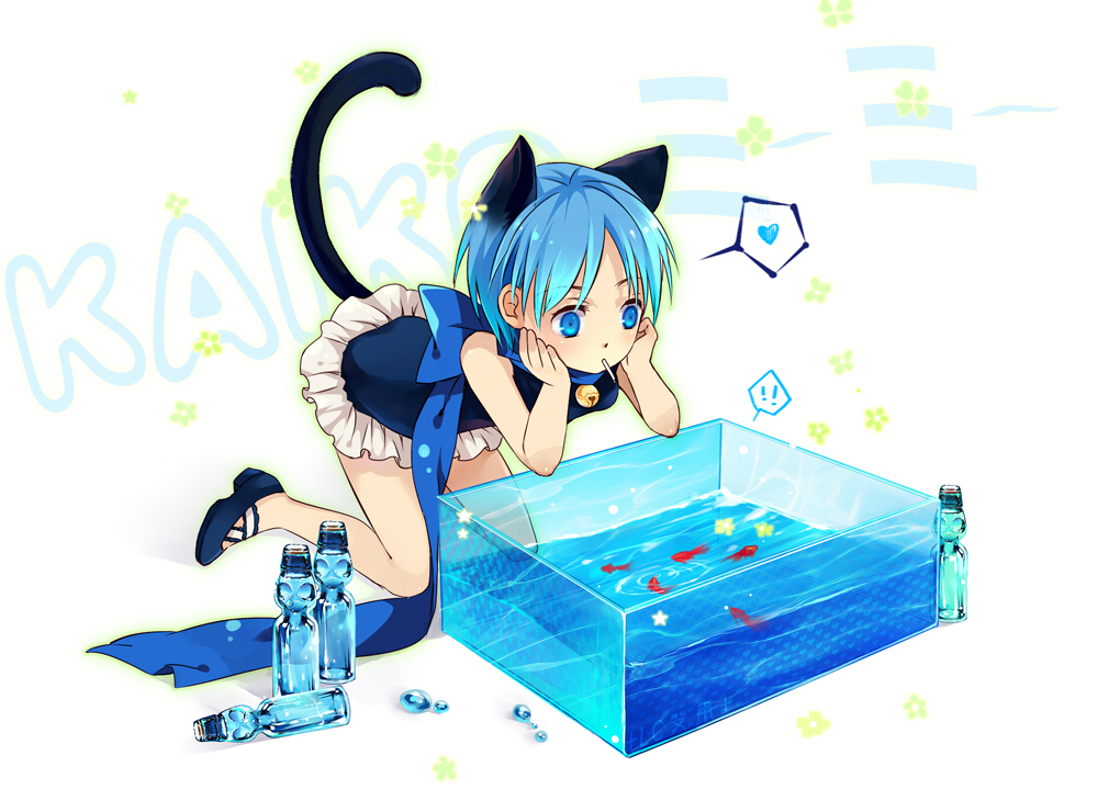 animal_ears, kaito, nekomimi, saiyki, tail, vocaloid