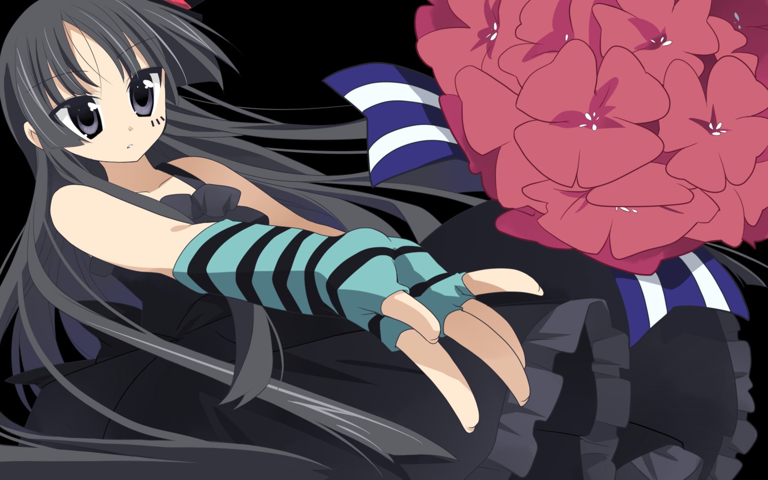 akiyama_mio, dress, k-on!, nekono_osero, wallpaper