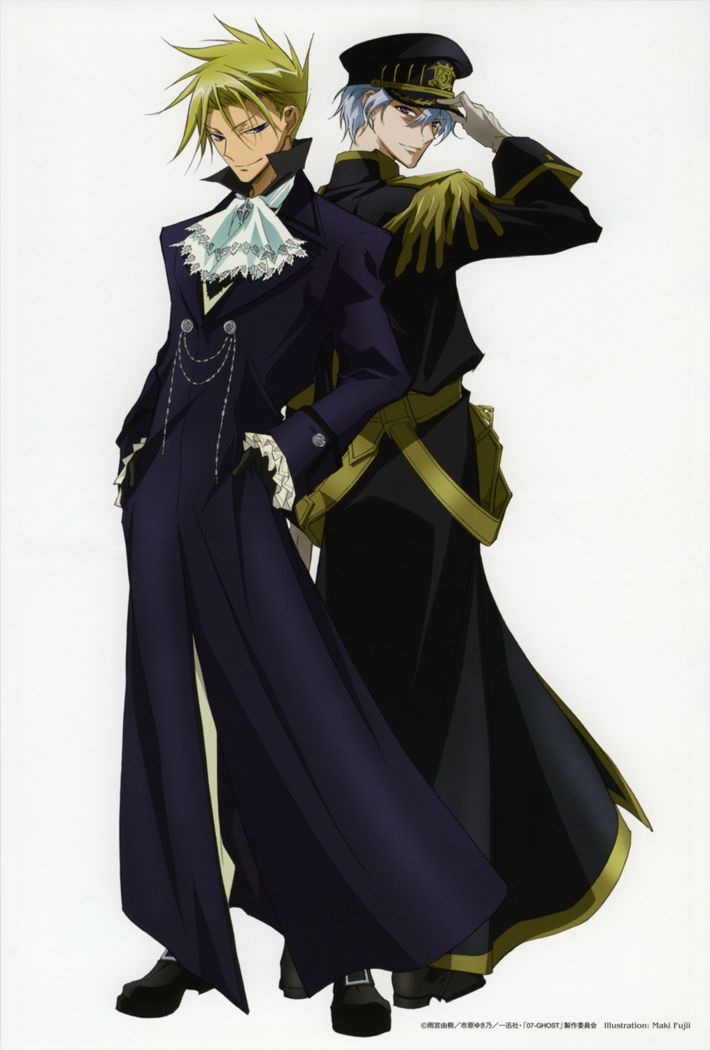 07-ghost, ayanami, frau, male