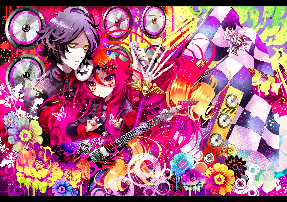guitar, horns, naki_ringo, trap
