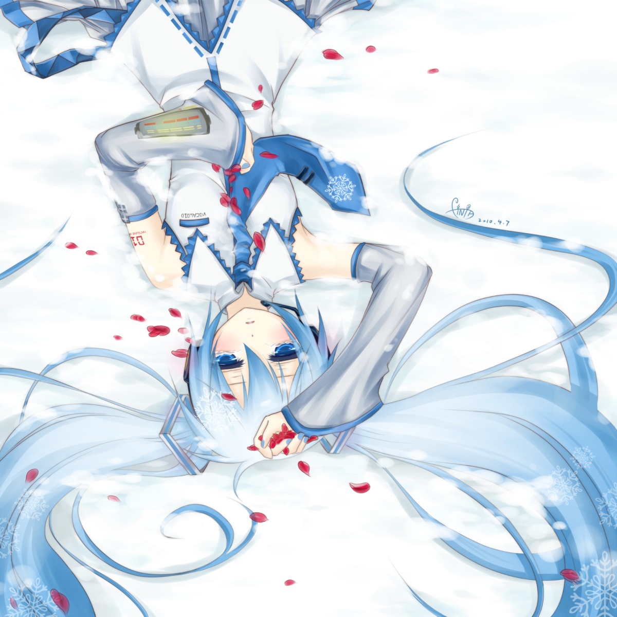 hatsune_miku, vocaloid, xinya