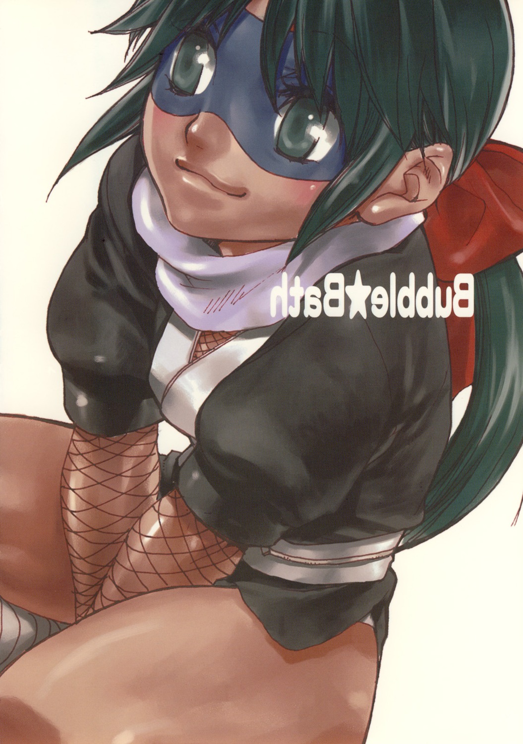 azumaya_koyuki, fishnets, keroro_gunsou, megane, mgmee, ninja, pantsu, yakiniku_teikoku