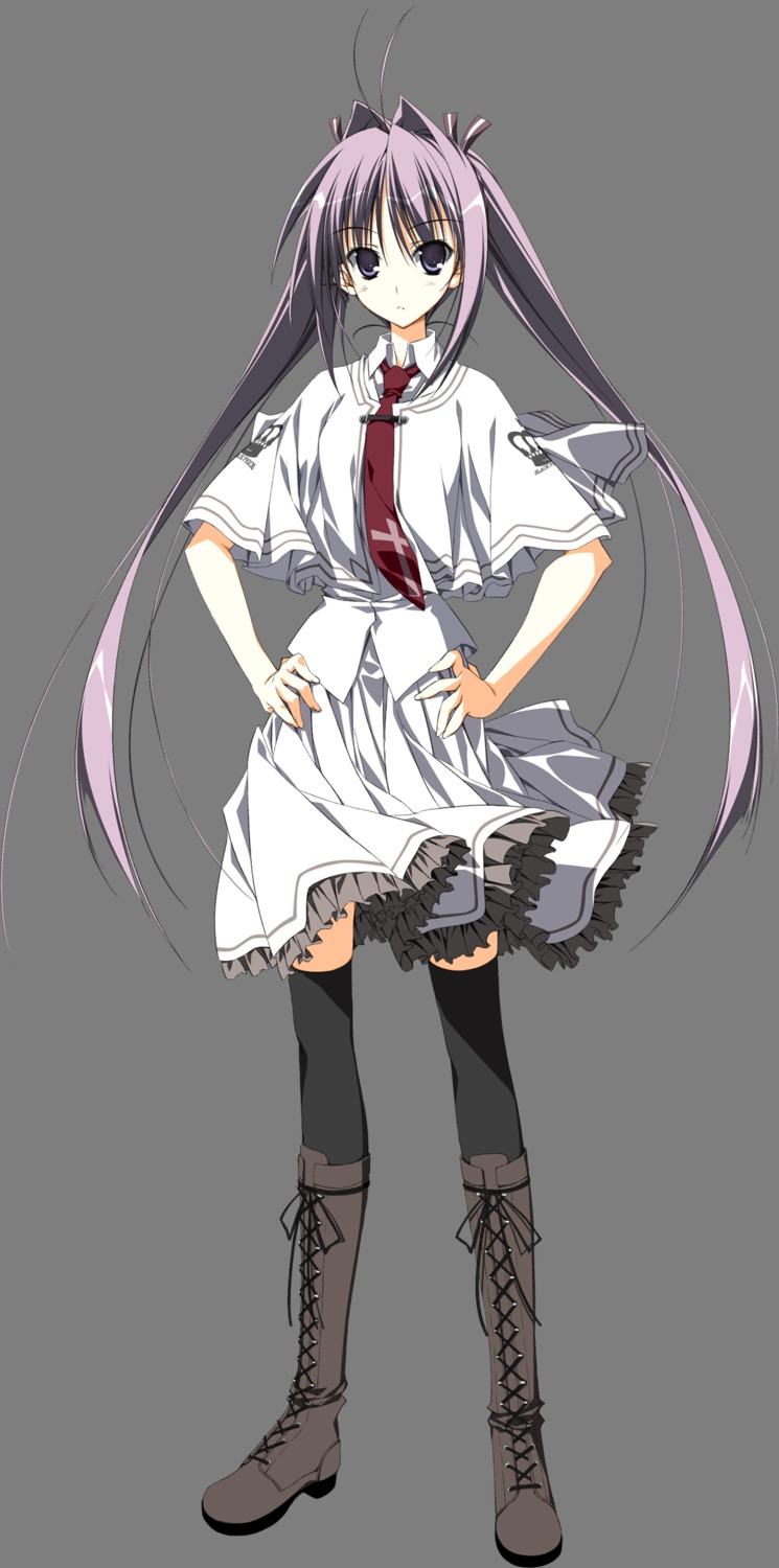 kagome, keroq, seifuku, subarashiki_hibi, thighhighs, transparent_png, wakatsuki_kagami