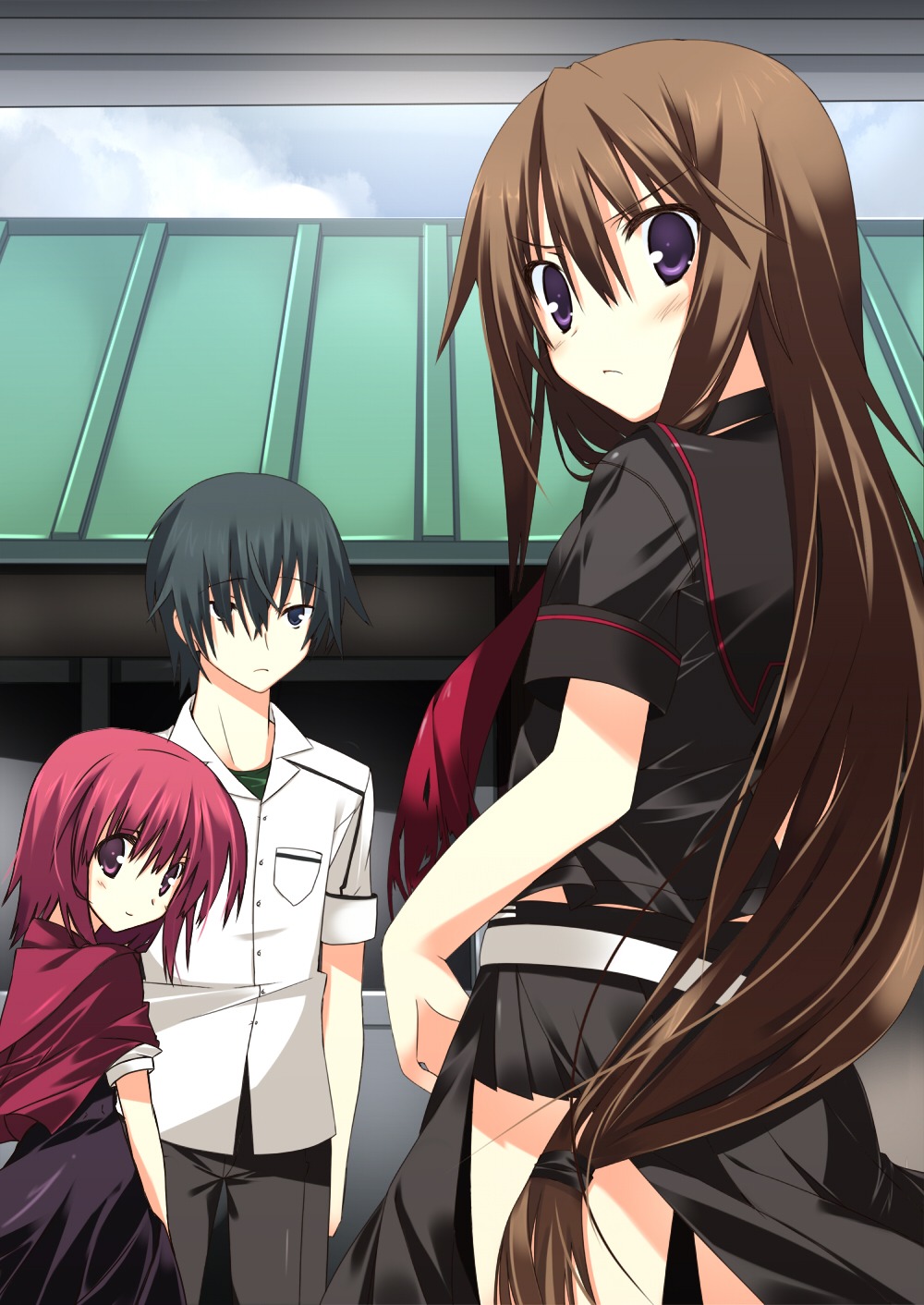 akai_ringo, kuwashima_rein, morino_ryoushi, ookami-san, ookami_ryouko