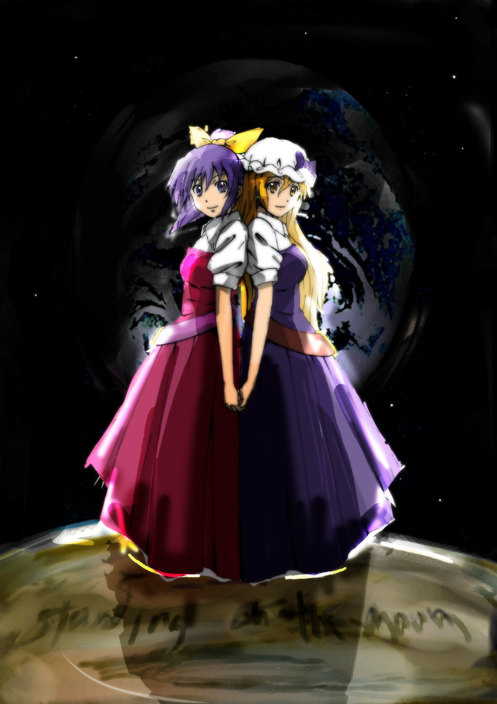 tatsumin, touhou, watatsuki_no_toyohime, watatsuki_no_yorihime